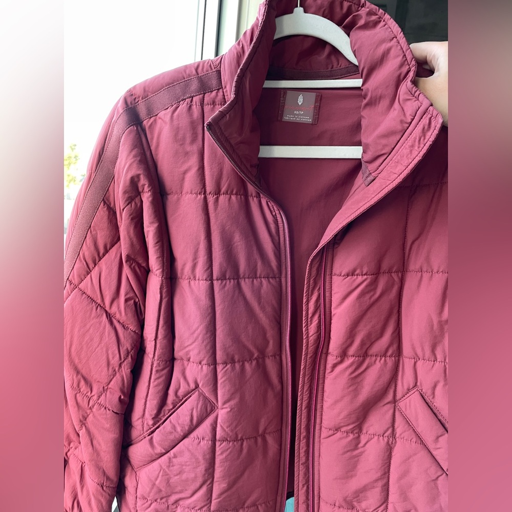 FP Movement by Free People Burgundy Puffer Jacket